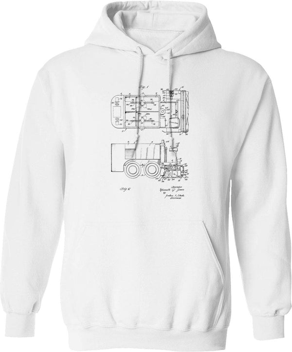 Icarus Original Hoodie - Retro Graphic Pullover Hoodie for Men & Women - White