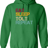 Ice Tea Merch Classic . Hoodie - Retro Graphic Pullover Hoodie for Men & Women - Green