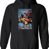 Iconic Alice Hoodie - Retro Graphic Pullover Hoodie for Men & Women - Black