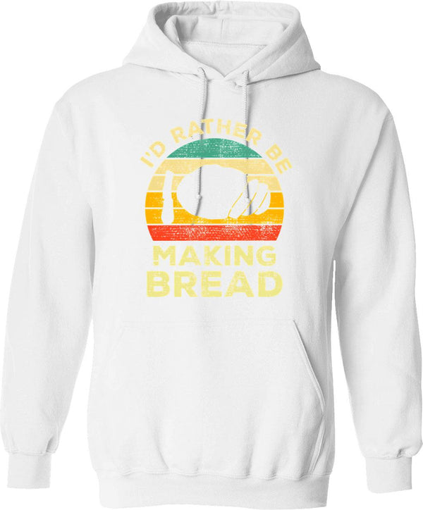 Id Rather Be Hot Air Ballooning Vintage Gift For Hot Air Balloonists Hoodie - White