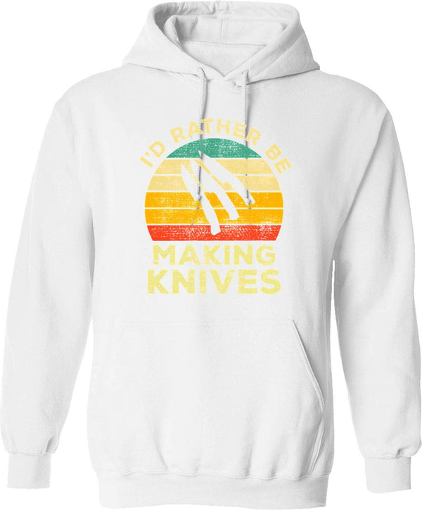 Id Rather Be Making Bread Vintage Gift For Bread Makers Hoodie - White
