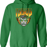 Id Tap That Hoodie - Retro Graphic Pullover Hoodie for Men & Women - Green