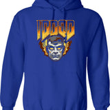 Id Tap That Hoodie - Retro Graphic Pullover Hoodie for Men & Women - Blue