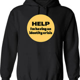 Iddqd - God Mode Hoodie - Retro Graphic Pullover Hoodie for Men & Women - Black