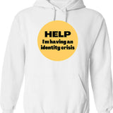 Iddqd - God Mode Hoodie - Retro Graphic Pullover Hoodie for Men & Women - White