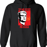If Grandad Hoodie - Retro Graphic Pullover Hoodie for Men & Women - Black