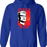 If Grandad Hoodie - Retro Graphic Pullover Hoodie for Men & Women - Blue