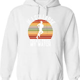 If I Can't Take My Book I'm Not Going Hoodie - White