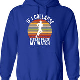 If I Can't Take My Book I'm Not Going Hoodie - Blue