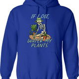 If I Collapse Please Pause My Watch Retro Running Hoodie - Blue