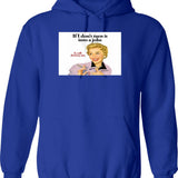 If I Die Water My Plants Hoodie - Blue