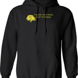 If You Can Read This The Bitch Fell Off Biker Back Print Shirt - Black