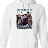 If You Don't Like My Driving Get Off The Sidewalk. Hoodie - White