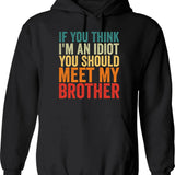 If You Feel It Chase It Vintage Design Hoodie - Black