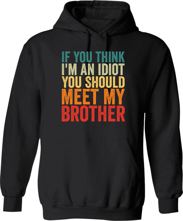 If You Feel It Chase It Vintage Design Hoodie - Black