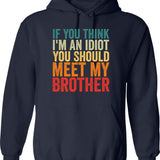 If You Feel It Chase It Vintage Design Hoodie - Navy