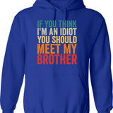If You Feel It Chase It Vintage Design Hoodie - Blue