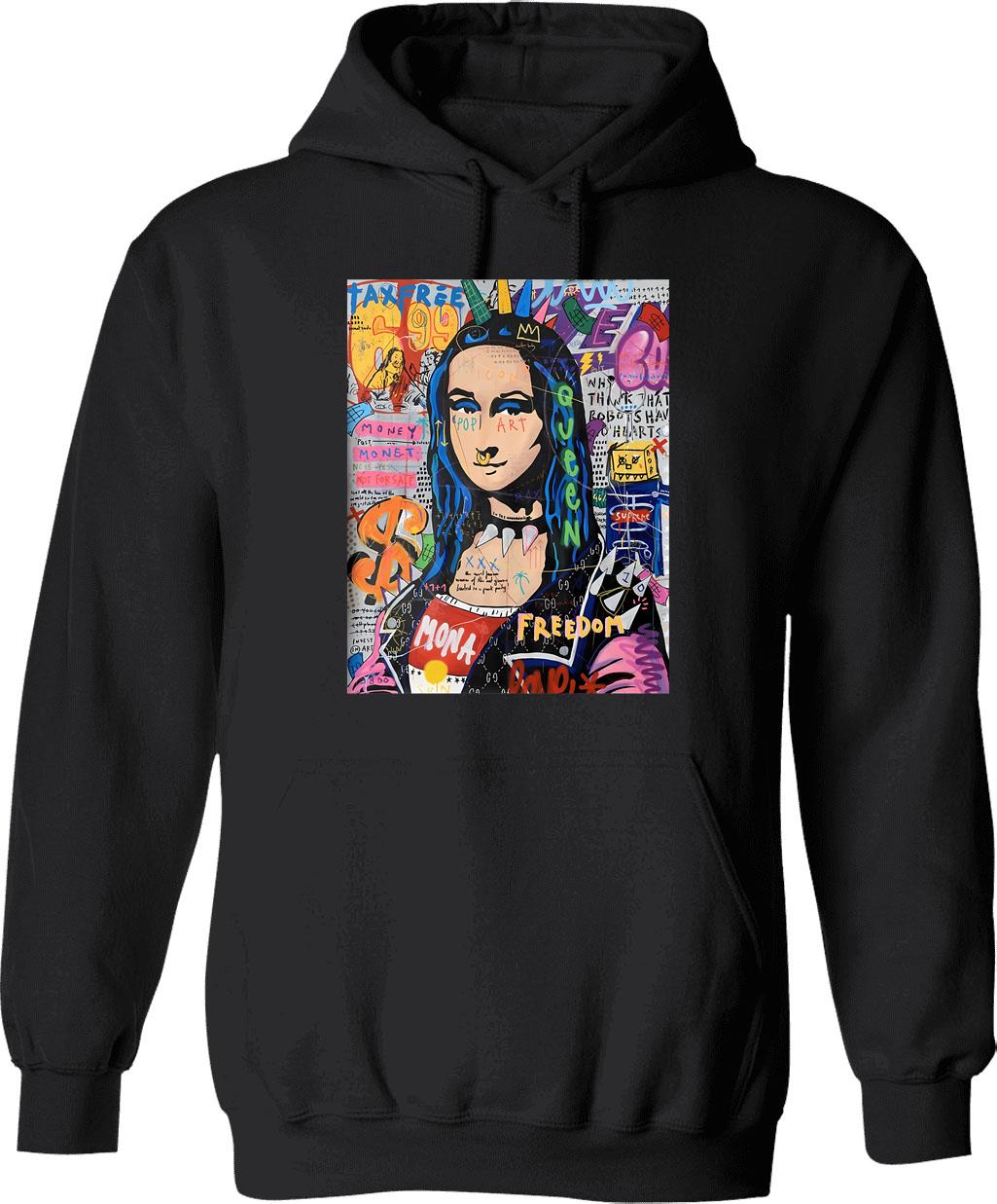 Igloo Hoodie - Retro Graphic Pullover Hoodie for Men & Women - Black