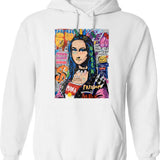 Igloo Hoodie - Retro Graphic Pullover Hoodie for Men & Women - White