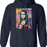 Igloo Hoodie - Retro Graphic Pullover Hoodie for Men & Women - Navy