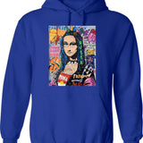 Igloo Hoodie - Retro Graphic Pullover Hoodie for Men & Women - Blue
