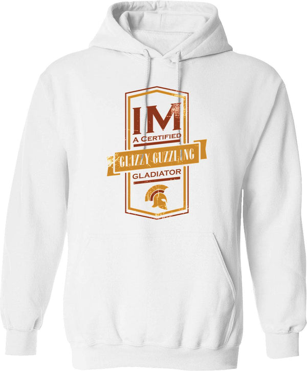 Illustrated Art Hoodie - Retro Graphic Pullover Hoodie for Men & Women - White