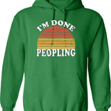 Im A Certified Glizzy Guzzling Gladiator - Vintage Style Hoodie - Green