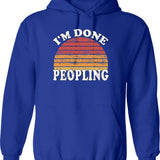 Im A Certified Glizzy Guzzling Gladiator - Vintage Style Hoodie - Blue