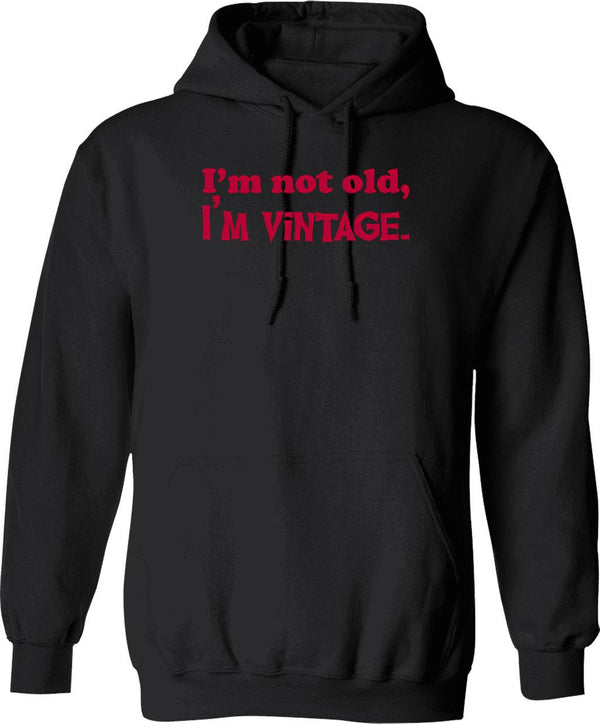 Im Not Old Im Classic Shirt Funny Vintage Style Hoodie Retro Humor Hoodie Cool Birthday Gift Classic Car Lover Joke Shirt Dad Style Hoodie - Black