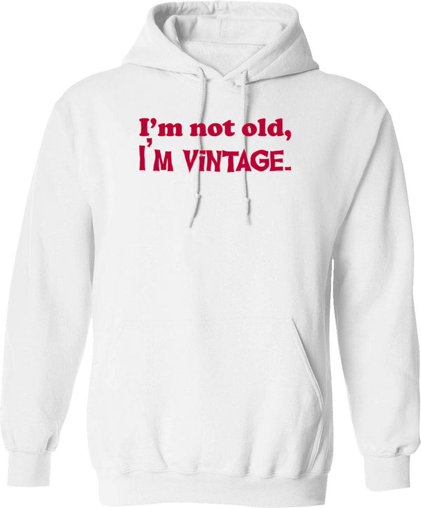 Im Not Old Im Classic Shirt Funny Vintage Style Hoodie Retro Humor Hoodie Cool Birthday Gift Classic Car Lover Joke Shirt Dad Style Hoodie - White