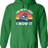 Im Saving Anal For Marriage Hoodie - Retro Graphic Pullover Hoodie for Men & Women - Green
