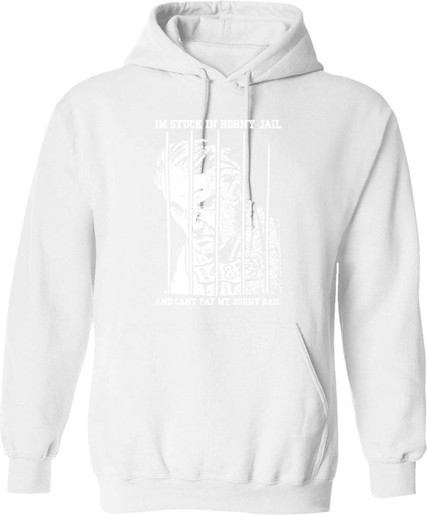 Im Shy But I Got A Huge Dick Hoodie - White