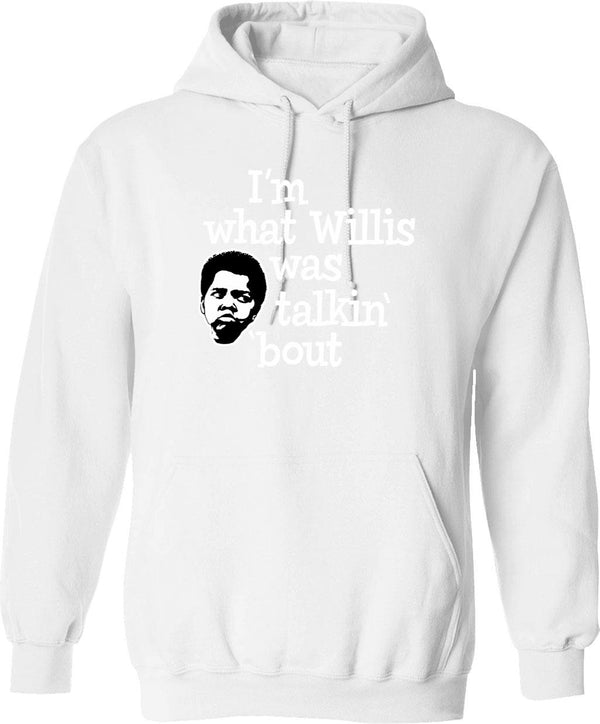 Im Vintage Hoodie - Retro Graphic Cosy Pullover - White