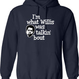 Im Vintage Hoodie - Retro Graphic Cosy Pullover - Navy