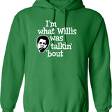 Im Vintage Hoodie - Retro Graphic Cosy Pullover - Green
