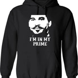 Im in My Prime Graphic Pullover Hoodie - Black