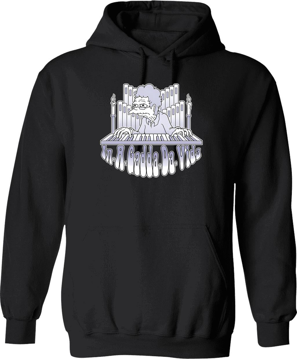 In A Gadda Da Vida Hoodie - Retro Graphic Pullover Hoodie for Men & Women - Black
