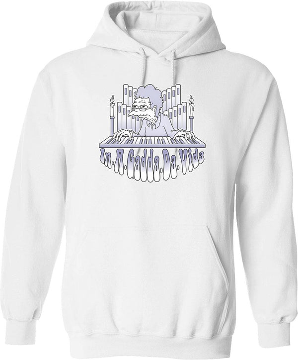 In A Gadda Da Vida Hoodie - Retro Graphic Pullover Hoodie for Men & Women - White
