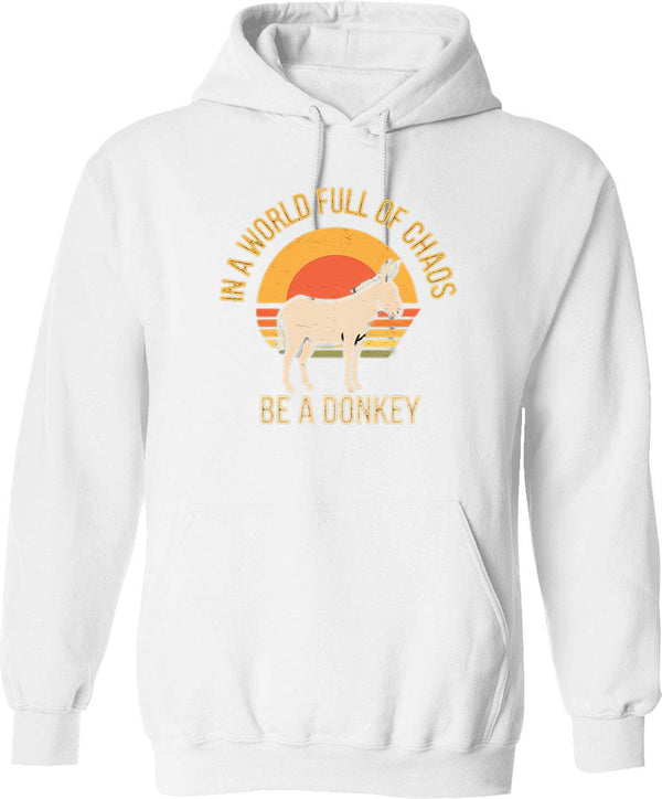 In A Situation Raccoon Hoodie - Retro Graphic Pullover Hoodie for Men & Women - White