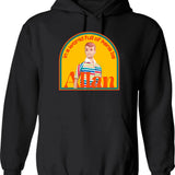 In A World Full Of Chaos Be A Donkey Retro Sunset Design Hoodie - Black