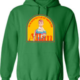 In A World Full Of Chaos Be A Donkey Retro Sunset Design Hoodie - Green