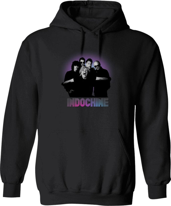 Indiana Corn Hoodie - Retro Graphic Pullover Hoodie for Men & Women - Black