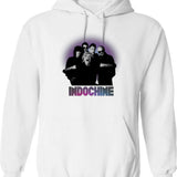 Indiana Corn Hoodie - Retro Graphic Pullover Hoodie for Men & Women - White