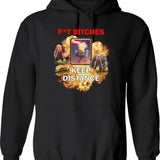Indochine Hoodie - Retro Graphic Pullover Hoodie for Men & Women - Black