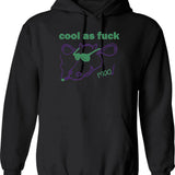 Inked And Educated Traditional Tattoo Hoodie - Retro Graphic Pullover Hoodie for Men & Women - Black