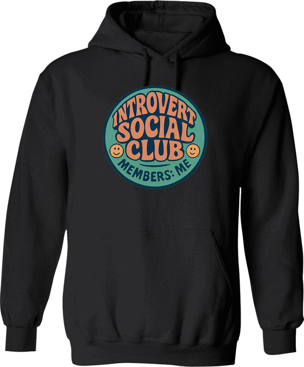 Into The Wild Hoodie - Retro Graphic Pullover Hoodie for Men & Women - Black