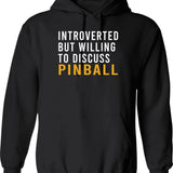 Introvert Social Club Funny Introvert Gift Anti Social Humor Sarcastic Quote Vintage Badge Hoodie - Black