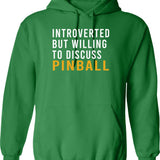 Introvert Social Club Funny Introvert Gift Anti Social Humor Sarcastic Quote Vintage Badge Hoodie - Green