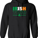 Ipa Lot When I Drink Alcohol Distressed Graphic Hoodie - Black