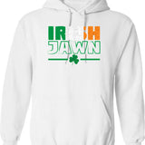 Ipa Lot When I Drink Alcohol Distressed Graphic Hoodie - White